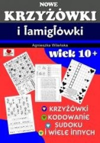 Nowe krzyżówki i łamigłówki wiek - okładka książki