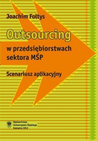 Outsourcing w przedsiębiorstwach - okłakda ebooka