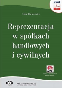 Reprezentacja w spółkach handlowych - okłakda ebooka