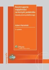 Rozstrzyganie wątpliwości na korzyść - okłakda ebooka