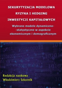 Sekurytyzacja modelowa ryzyka i - okłakda ebooka