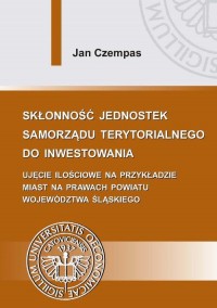 Skłonność jednostek samorządu terytorialnego - okłakda ebooka