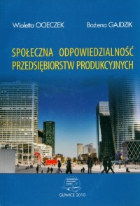 Społeczna odpowiedzialność przedsiębiorstw - okładka książki