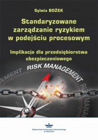 Standaryzowane zarządzanie ryzykiem - okłakda ebooka