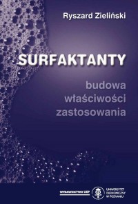 Surfaktanty. Budowa, właściwości, - okłakda ebooka