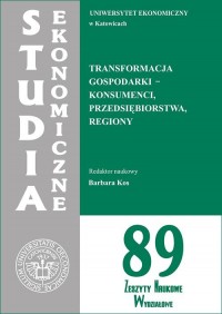 Transformacja gospodarki - konsumenci, - okłakda ebooka