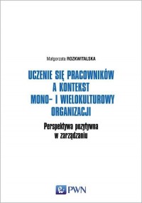 Uczenie się pracowników a kontekst - okłakda ebooka