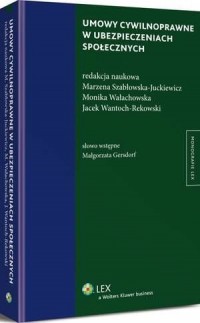 Umowy cywilnoprawne w ubezpieczeniach - okłakda ebooka