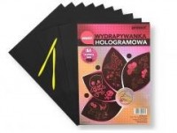 Wydrapywanka hologramowa A4 różowa - okładka książki