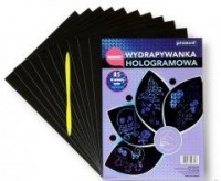 Wydrapywanka hologramowa A5 niebieska - okładka książki