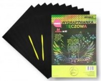 Wydrapywanka tęczowa A4 multicolor - okładka książki