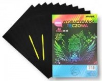 Wydrapywanka tęczowa A4 multicolor - okładka książki