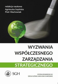 Wyzwania współczesnego zarządzania - okłakda ebooka