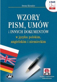 Wzory pism, umów i innych dokumentów - okłakda ebooka