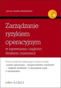 Zarządzanie ryzykiem operacyjnym - okłakda ebooka