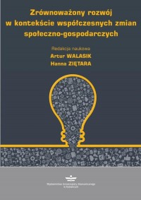 Zrównoważony rozwój w kontekście - okłakda ebooka