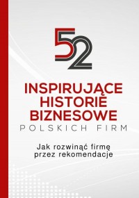 52 inspirujące historie biznesowe - okłakda ebooka