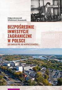 Bezpośrednie inwestycje zagraniczne - okłakda ebooka