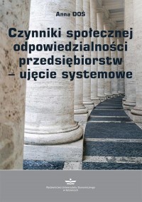 Czynniki społecznej odpowiedzialności - okłakda ebooka