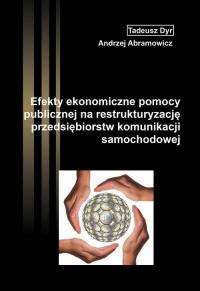 Efekty ekonomiczne pomocy publicznej - okłakda ebooka