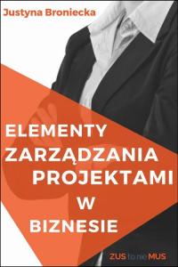 Elementy zarządzania projektami - okłakda ebooka