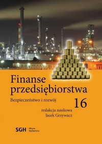 FINANSE PRZEDSIĘBIORSTWA 16 Bezpieczeństwo - okłakda ebooka