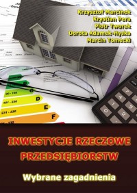 Inwestycje rzeczowe przedsiębiorstw. - okłakda ebooka