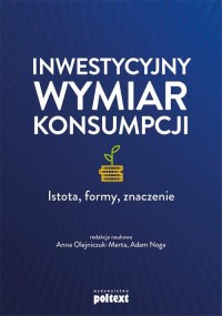 Inwestycyjny wymiar konsumpcji - okłakda ebooka