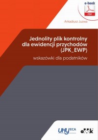 Jednolity plik kontrolny dla ewidencji - okłakda ebooka