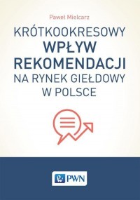 Krótkookresowy wpływ rekomendacji - okłakda ebooka