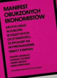 Manifest oburzonych ekonomistów - okłakda ebooka