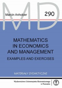 Mathematics in economics and management. - okłakda ebooka