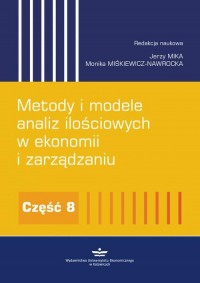 Metody i modele analiz ilościowych - okłakda ebooka