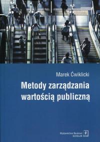 Metody zarządzania wartością publiczną - okłakda ebooka