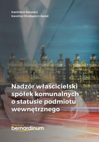 Nadzór właścicielski spółek komunalnych - okłakda ebooka