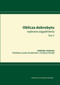 Oblicza dobrobytu. Wybrane zagadnienia. - okłakda ebooka