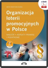 Organizacja loterii promocyjnych - okłakda ebooka