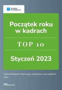 Początek roku w kadrach - TOP 10 - okłakda ebooka