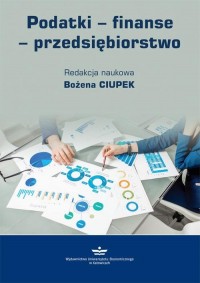 Podatki – finanse – przedsiębiorstwo - okłakda ebooka