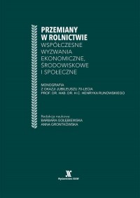 Przemiany w rolnictwie współczesne - okłakda ebooka