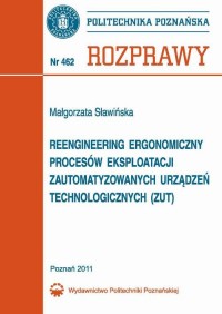 Reengineering ergonomiczny procesów - okłakda ebooka