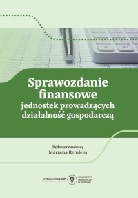 Sprawozdanie finansowe jednostek - okłakda ebooka