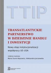 TTIP Transatlantyckie Partnerstwo - okłakda ebooka