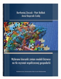 Wybrane kierunki zmian modeli biznesu - okłakda ebooka