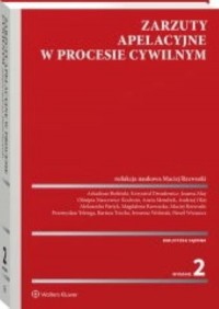 Zarzuty apelacyjne w procesie cywilnym - okładka książki