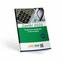 Zasiłki 2025 Praktyczne wskazówki - okładka książki