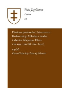 Diariusze profesorów Uniwersytetu - okładka książki