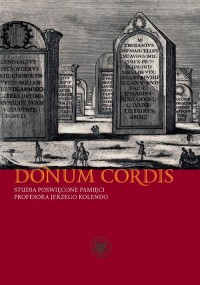 Donum cordis. Studia poświęcone - okłakda ebooka