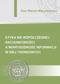 Etyka we współczesnej rachunkowości - okłakda ebooka