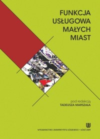 Funkcja usługowa małych miast - okłakda ebooka